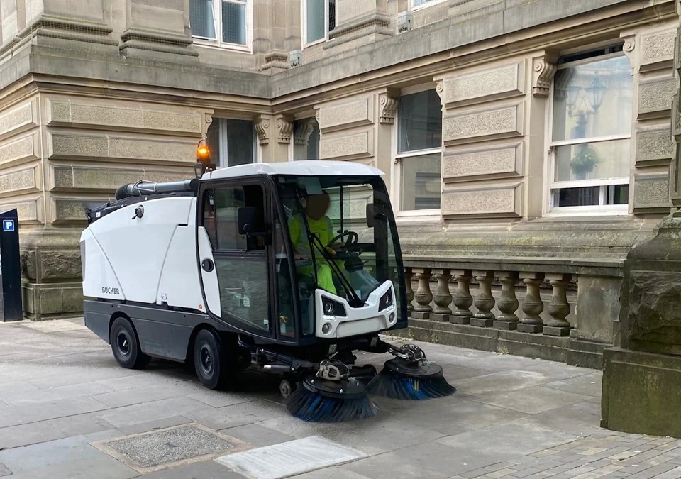 Road sweeper hire in London for street cleaning and site clearance